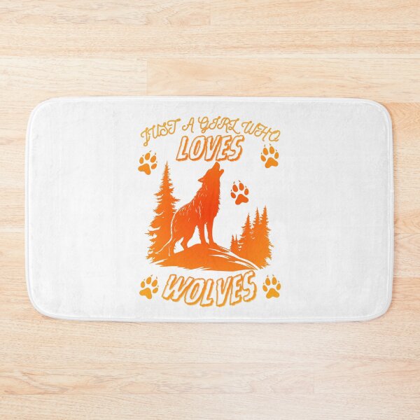Item preview, Just A Girl Who Loves Wolves designed and sold by TataGra.