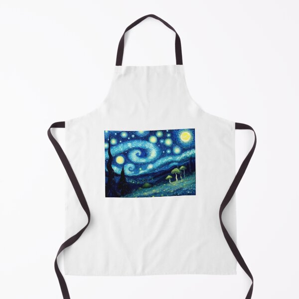 Item preview, Blue Starry Night - Magic Mushroom Forest #17 designed and sold by Scarlet Swan.