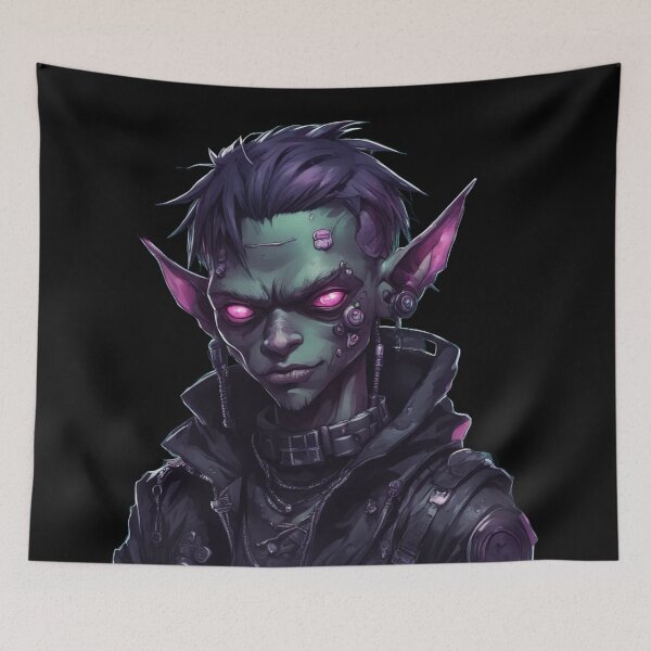 Item preview, Cyber Goblin, Urban Fantasy, Dark Character designed and sold by Burn-Ego.