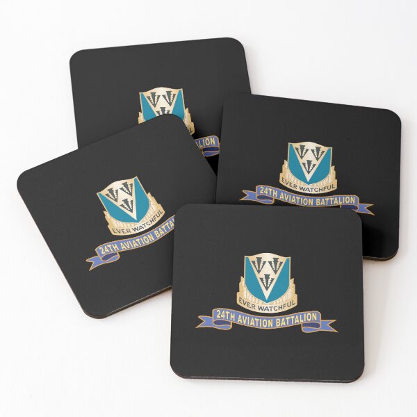 Item preview, Army - 24th Aviation Battalion - DUI w Ribbon X 300 designed and sold by Military Insignia Products.