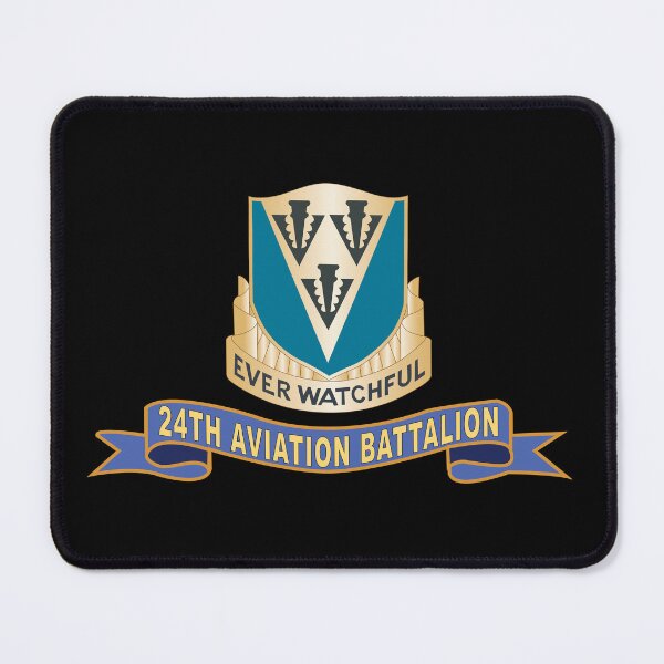 Item preview, Army - 24th Aviation Battalion - DUI w Ribbon X 300 designed and sold by Military Insignia Products.
