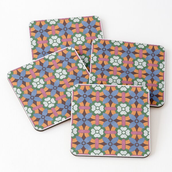 Item preview, Floral Tile Reproduction designed and sold by MadeByGeeClowes.