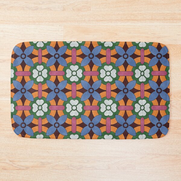 Item preview, Floral Tile Reproduction designed and sold by MadeByGeeClowes.