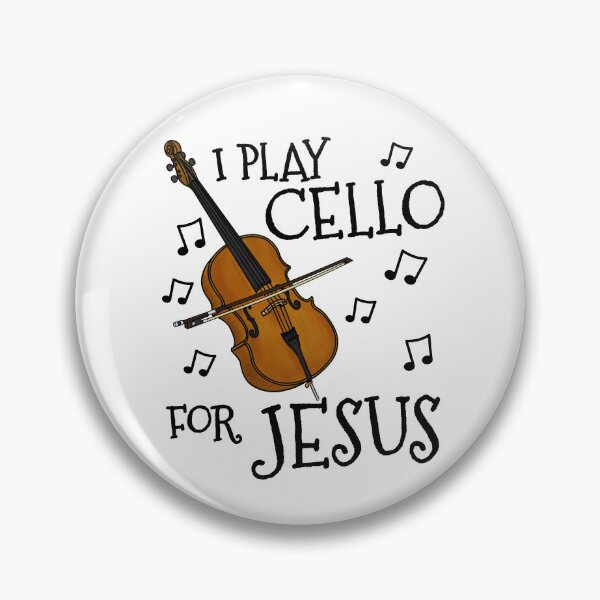 Item preview, I Play Cello For Jesus, Cellist Church Musician designed and sold by doodlerob.
