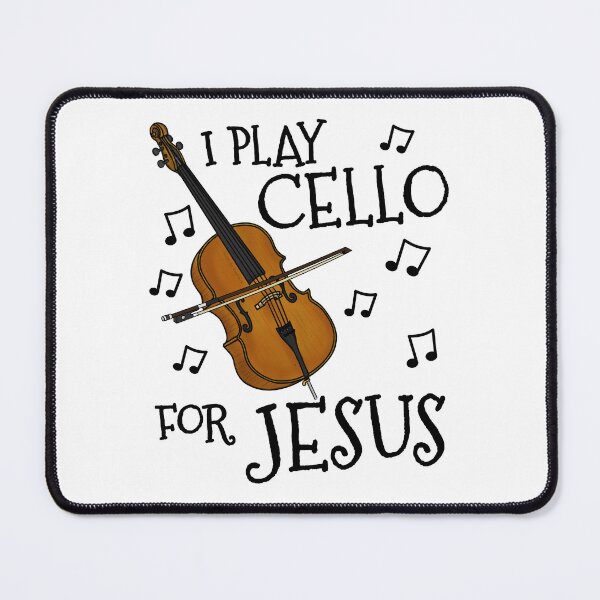 Item preview, I Play Cello For Jesus, Cellist Church Musician designed and sold by doodlerob.