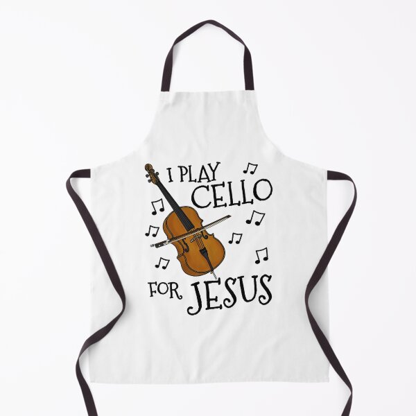 Item preview, I Play Cello For Jesus, Cellist Church Musician designed and sold by doodlerob.