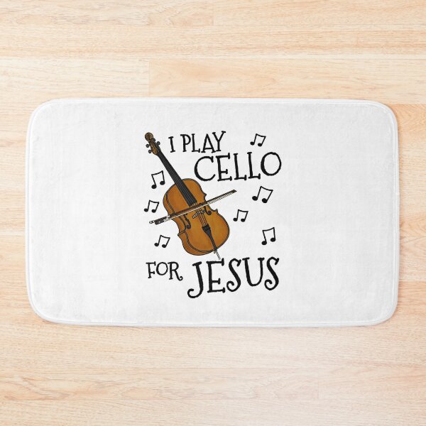 Item preview, I Play Cello For Jesus, Cellist Church Musician designed and sold by doodlerob.
