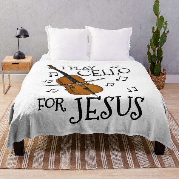 Item preview, I Play Cello For Jesus, Cellist Church Musician designed and sold by doodlerob.