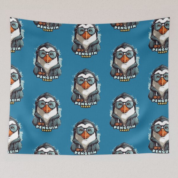 Item preview, Penguin guard illustration design creative art  designed and sold by LeoArts37.