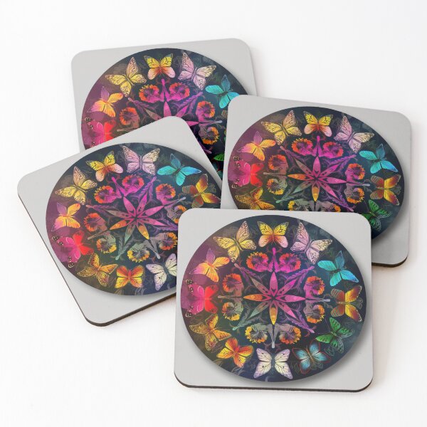 Item preview, Colorful Butterfly Mandala designed and sold by GothiCally.