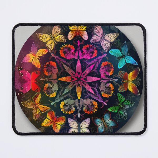 Item preview, Colorful Butterfly Mandala designed and sold by GothiCally.