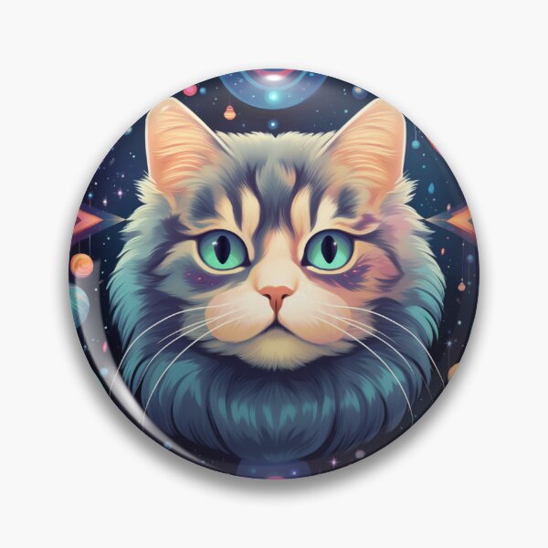 Item preview, Galacticat abstract pattern designed and sold by SmileshareShop.