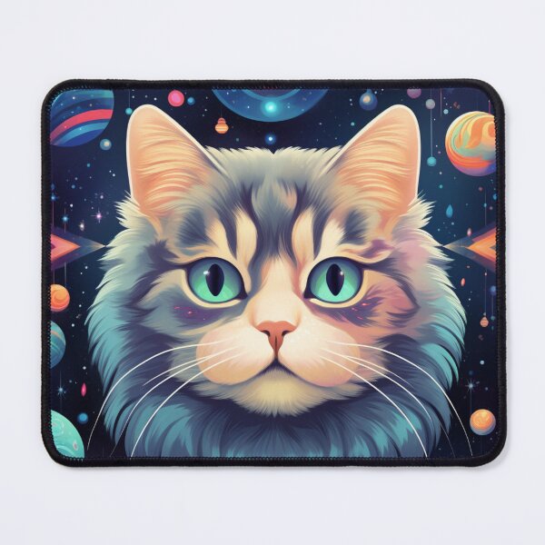 Item preview, Galacticat abstract pattern designed and sold by SmileshareShop.