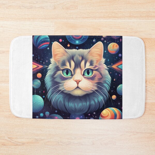 Item preview, Galacticat abstract pattern designed and sold by SmileshareShop.