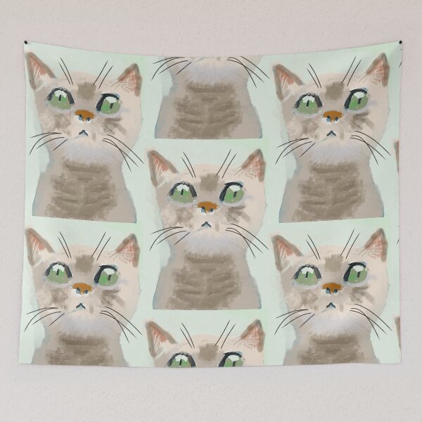 Item preview, A shocked cat designed and sold by Jacinta hunt.