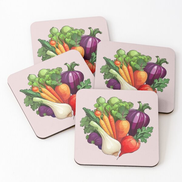 Item preview, Beautiful colored vegetable sticker anime border vector designed and sold by Mata-Win.