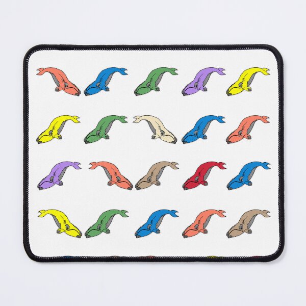 Item preview, Whales, North Atlantic Right Whale, Marine Mammal, sea life, ocean life, marine mammals, colorful pattern designed and sold by Colleen Macomber.