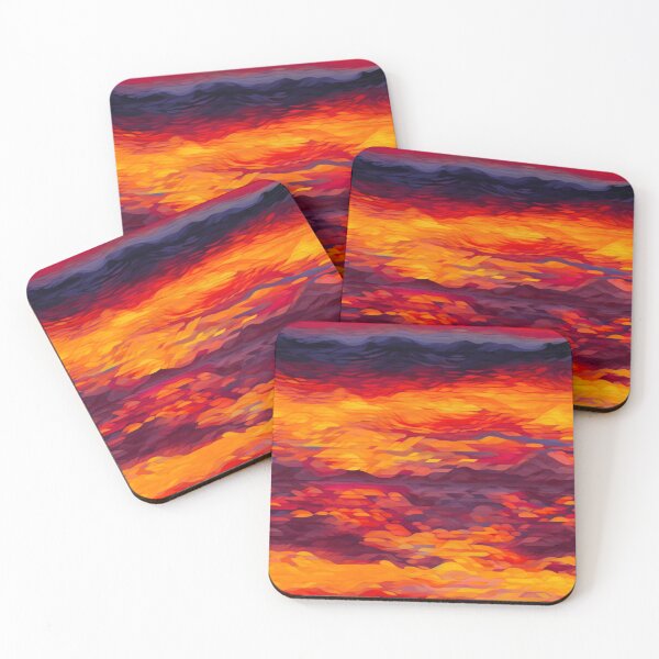 Item preview, Oil painted sunset  designed and sold by PrettyPatternss.