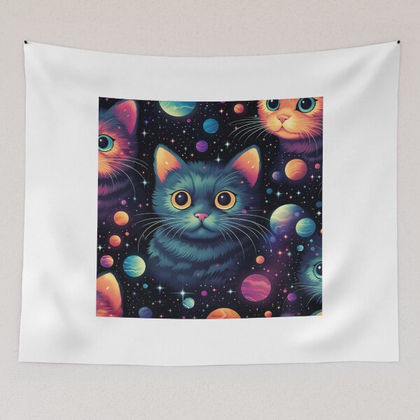 Item preview, Galacticat pretty eyes pattern designed and sold by SmileshareShop.