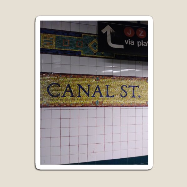 Canal St., Canal Street, Subway Station, Number Magnet