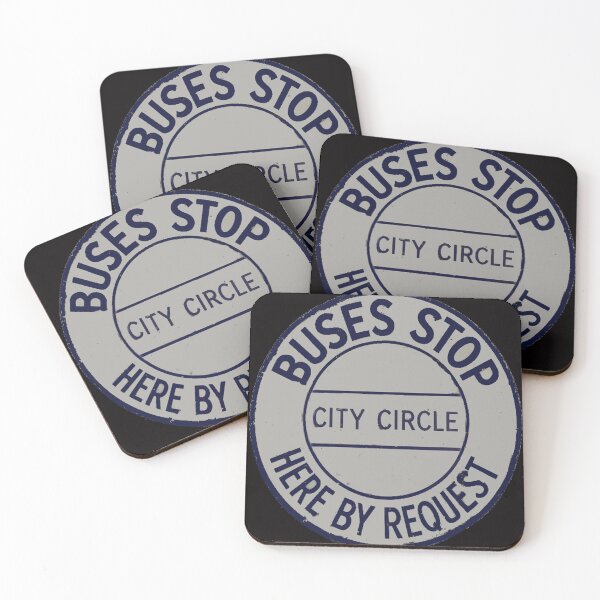 Item preview, Vintage Bus Stop 2 designed and sold by halibutgoatramb.