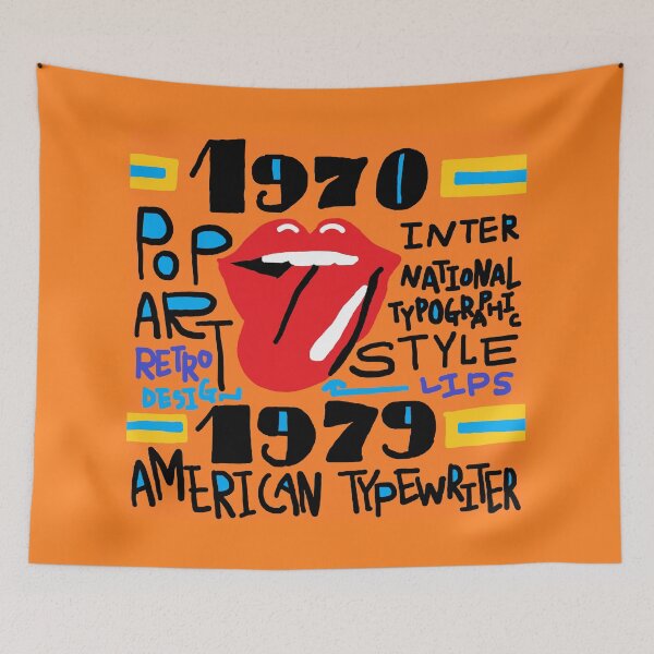 Item preview, retro typographic style, rips designed and sold by zzzozzo.