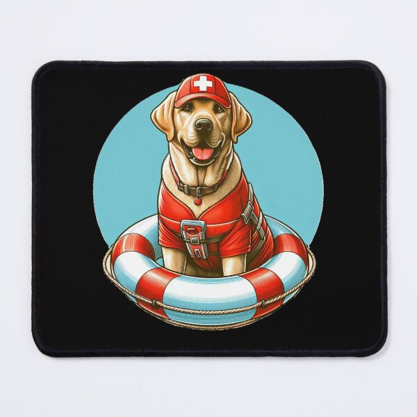 Item preview, A Labrador Retriever in lifeguard attire designed and sold by X Sell.