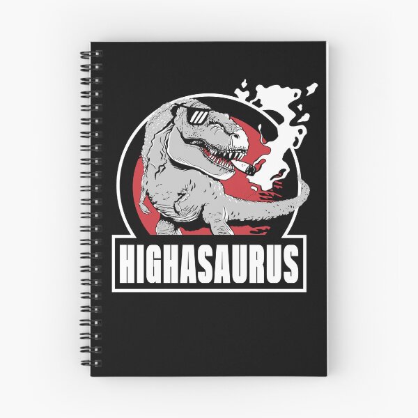 Artikelvorschau, Highasaurus High Dino Marijuana Weed Smoking Dinosaur Gear entworfen und verkauft von DynamicDesign.