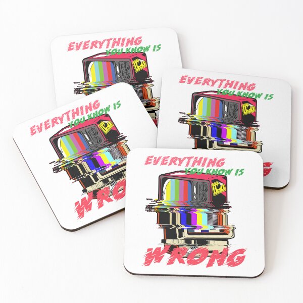 Item preview, Everything You Know Is Wrong News Tv designed and sold by sadedream.