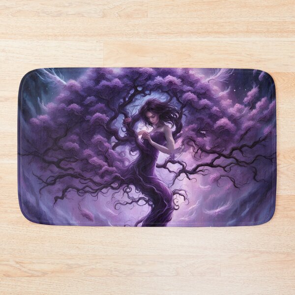 Item preview, Purple Plume Tree Fairy - Turning into a Tree designed and sold by Bright-Moonrise.