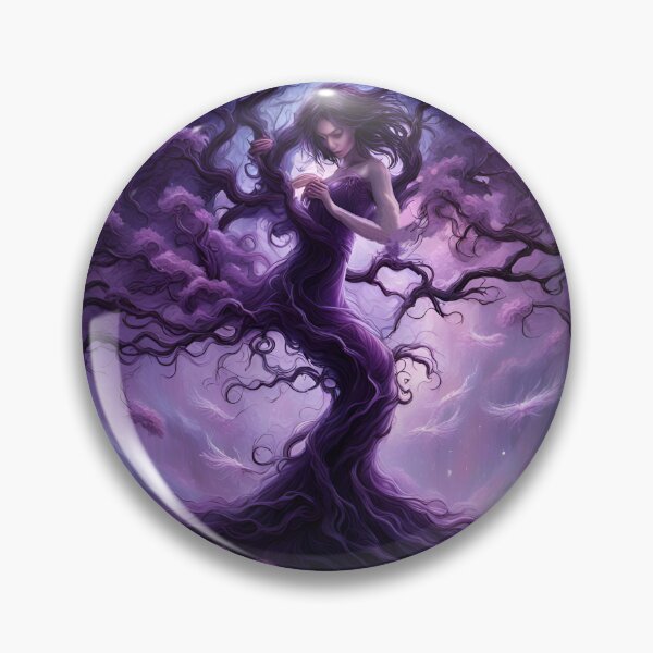 Item preview, Purple Plume Tree Fairy - Turning into a Tree designed and sold by Bright-Moonrise.