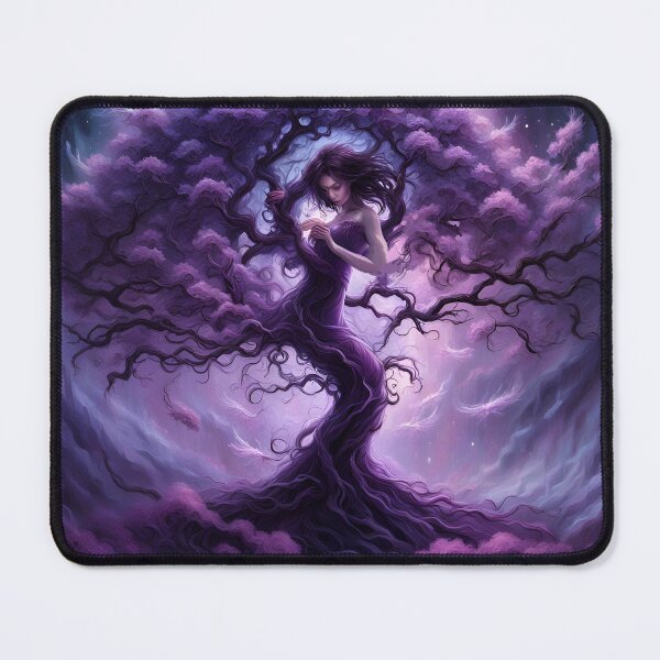 Item preview, Purple Plume Tree Fairy - Turning into a Tree designed and sold by Bright-Moonrise.