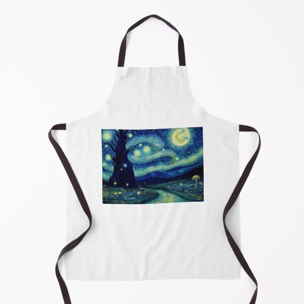 Item preview, Blue Starry Night - Magic Mushroom Forest #19 designed and sold by Scarlet Swan.