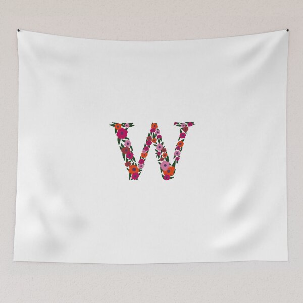 Item preview, Floral Letter W designed and sold by FoxandCrow.