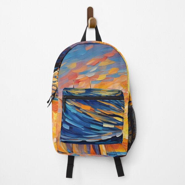 Item preview, Sailboat and Sunset on the Ocean Waves designed and sold by Neika Shimm Designs.