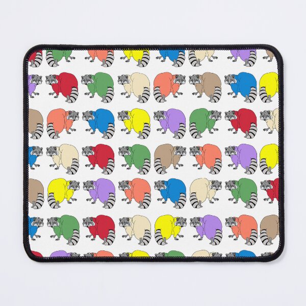 Item preview, Raccoon, Animal and Wildlife Art, Mammal Art, Nature Art, colorful pattern, cute animals designed and sold by Colleen Macomber.