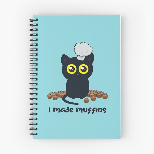 Item preview, I Made Muffins - Baking Cat designed and sold by WatershipBound.