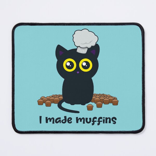 Item preview, I Made Muffins - Baking Cat designed and sold by WatershipBound.