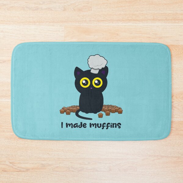 Item preview, I Made Muffins - Baking Cat designed and sold by WatershipBound.