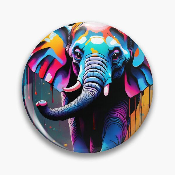 Item preview, Splash Paint - Elephant designed and sold by Bright-Moonrise.