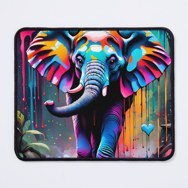Item preview, Splash Paint - Elephant designed and sold by Bright-Moonrise.