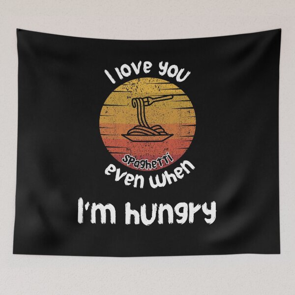 Item preview, "Enduring Love - I Love You Even When I'm Hungry Tee for Romantics" designed and sold by AI-volution.