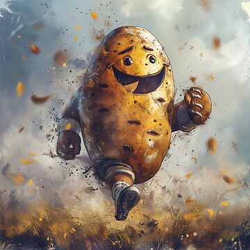 Artwork thumbnail, Running Potatoe by Sp3ctrumOfColor