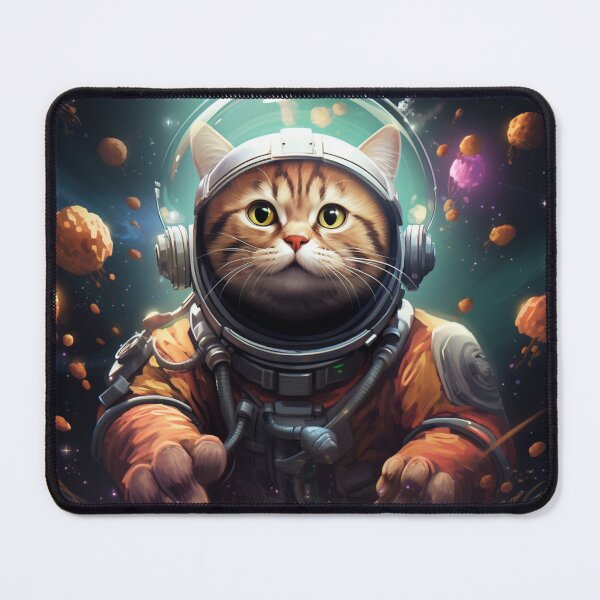 Item preview, Galacticat crazy cat pattern designed and sold by SmileshareShop.