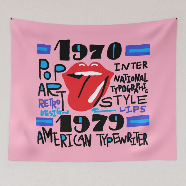 Item preview, retro typographic style, rips designed and sold by zzzozzo.