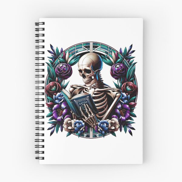 Item preview, Skeleton Reading designed and sold by Truck Stop One.