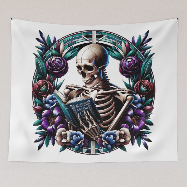 Item preview, Skeleton Reading designed and sold by Truck Stop One.