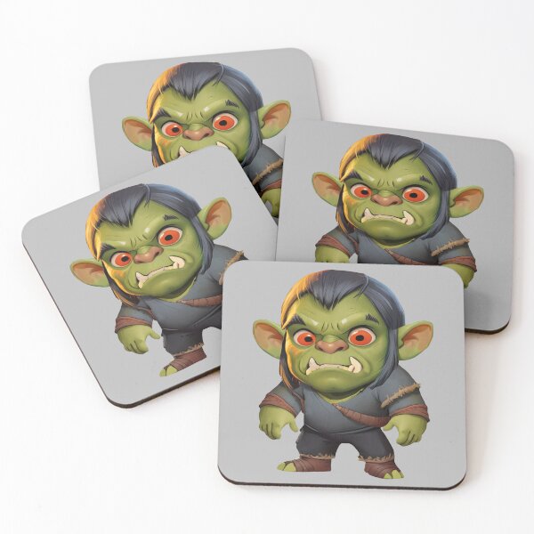 Item preview, Cartoon orc designed and sold by ElderDruidArt.