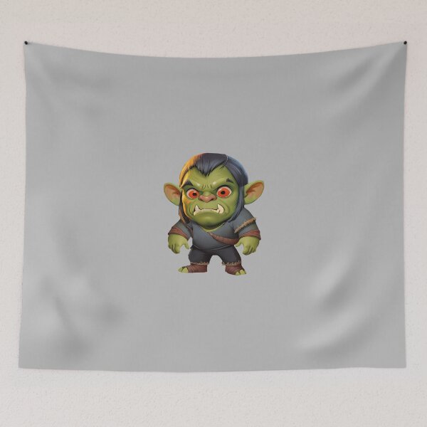 Item preview, Cartoon orc designed and sold by ElderDruidArt.