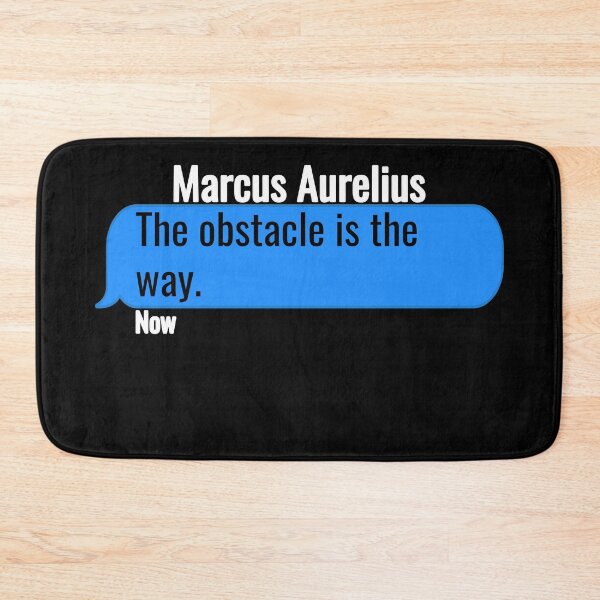 Item preview, Marcus Aurelius Quote The Obstacle is the Way | Stoic Philosophy designed and sold by StoicStreet.